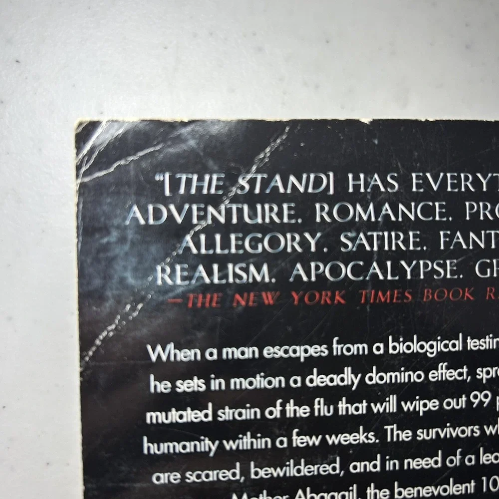 Stephen King‎ The Stand Paperback Novel Horror Fiction Book